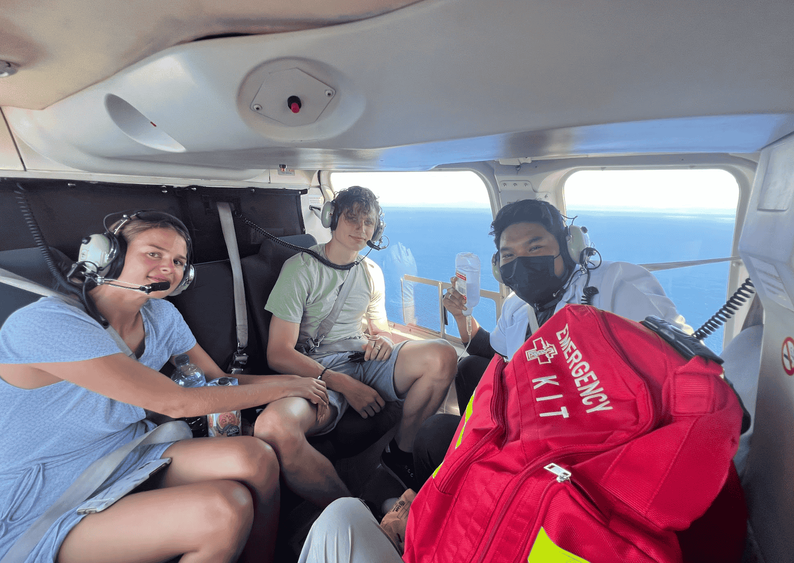 Emergency medical evacuation by helicopte