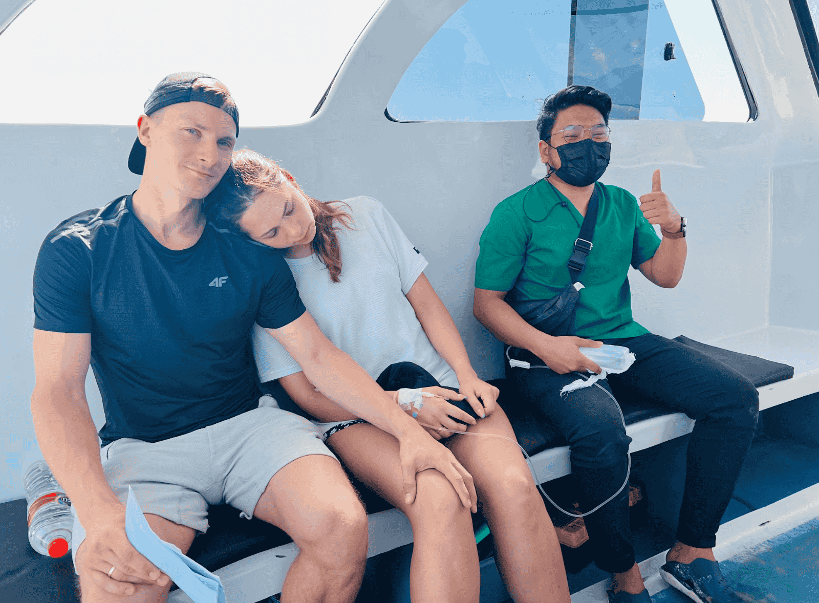 Emergency medical evacuation using high-speed boat